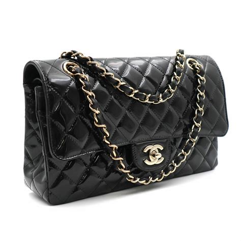 chanel patent backpack|chanel black and white handbags.